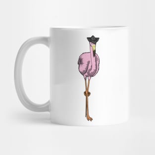Flamingo Pirate Wooden leg Mug